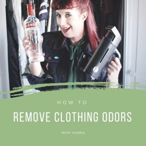How to remove clothing odors with vodka
