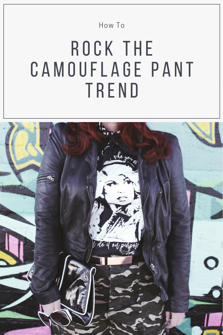 How to Rock the Camouflage Pant Trend
