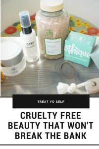 Cruelty Free Beauty Products fro an at home spa day that won;t break the bank.