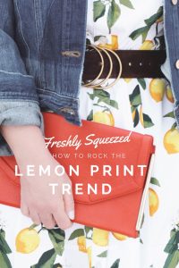 How to Rock the Lemon Print Trend