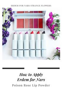How to Apply erdem for Nars Poison Rose Lip Powder