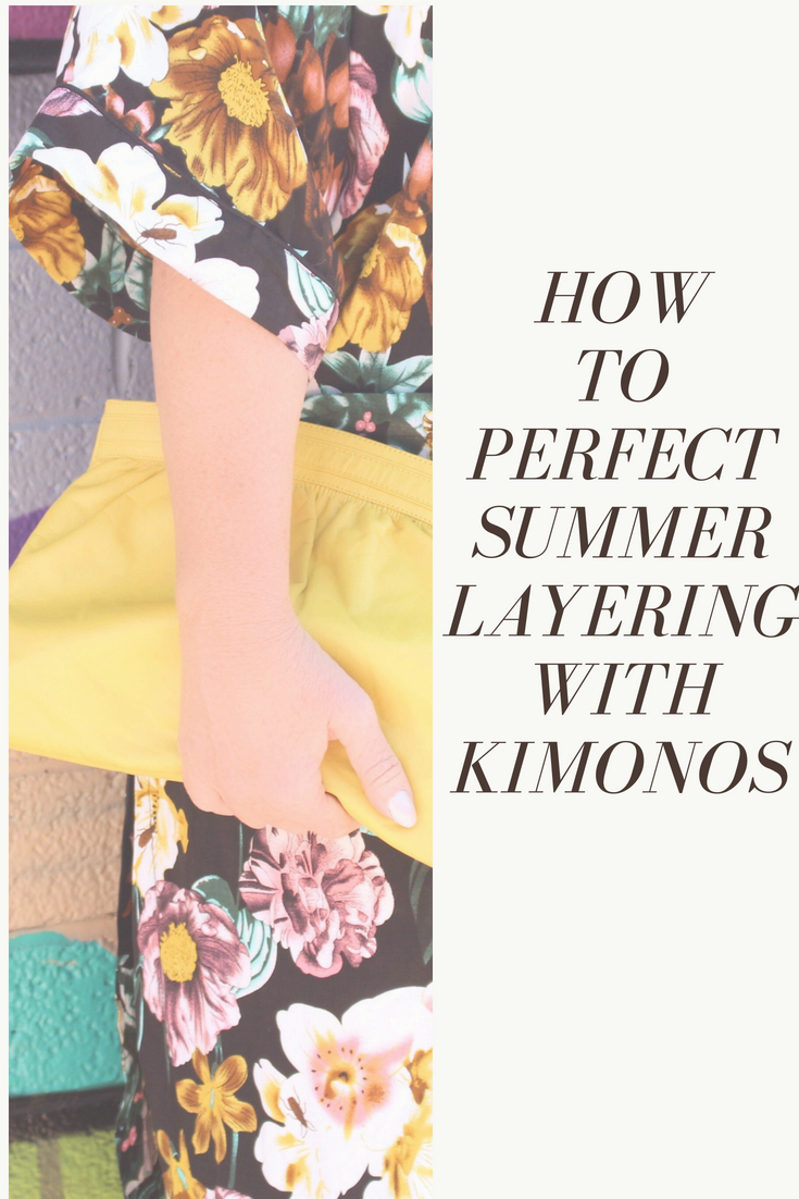 How to Prefect Summer Layering with Kimonos. Kimono Trend. 