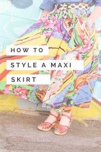 How to Style a Maxi Skirt. How to wear a Maxi Skirt