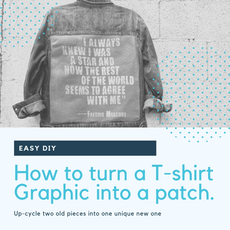 How to Turn a T-Shirt Graphic into a Patch