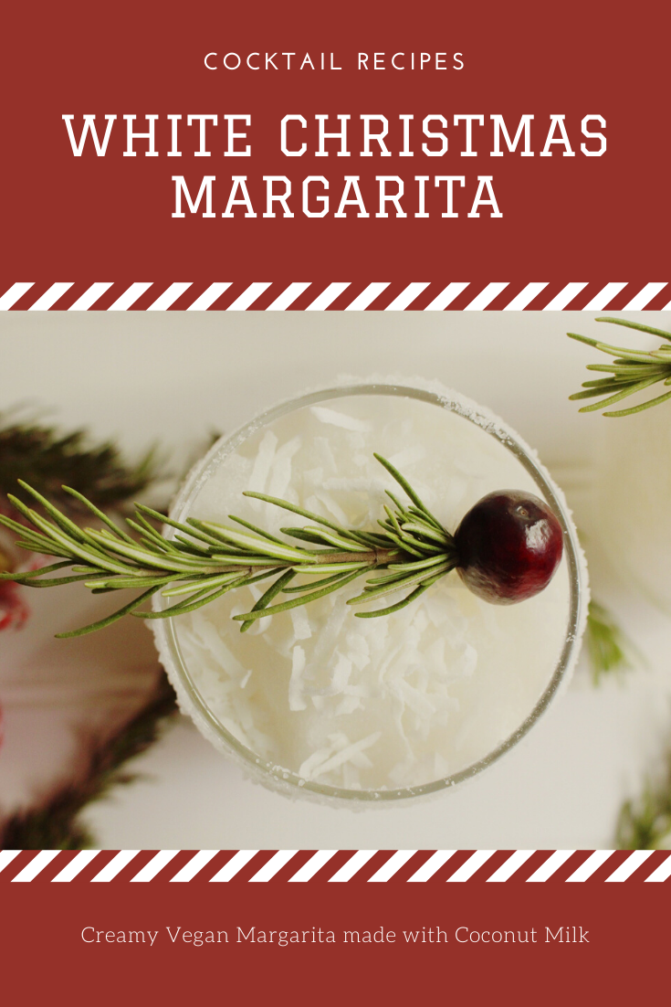 White Christmas Vegan Margarita