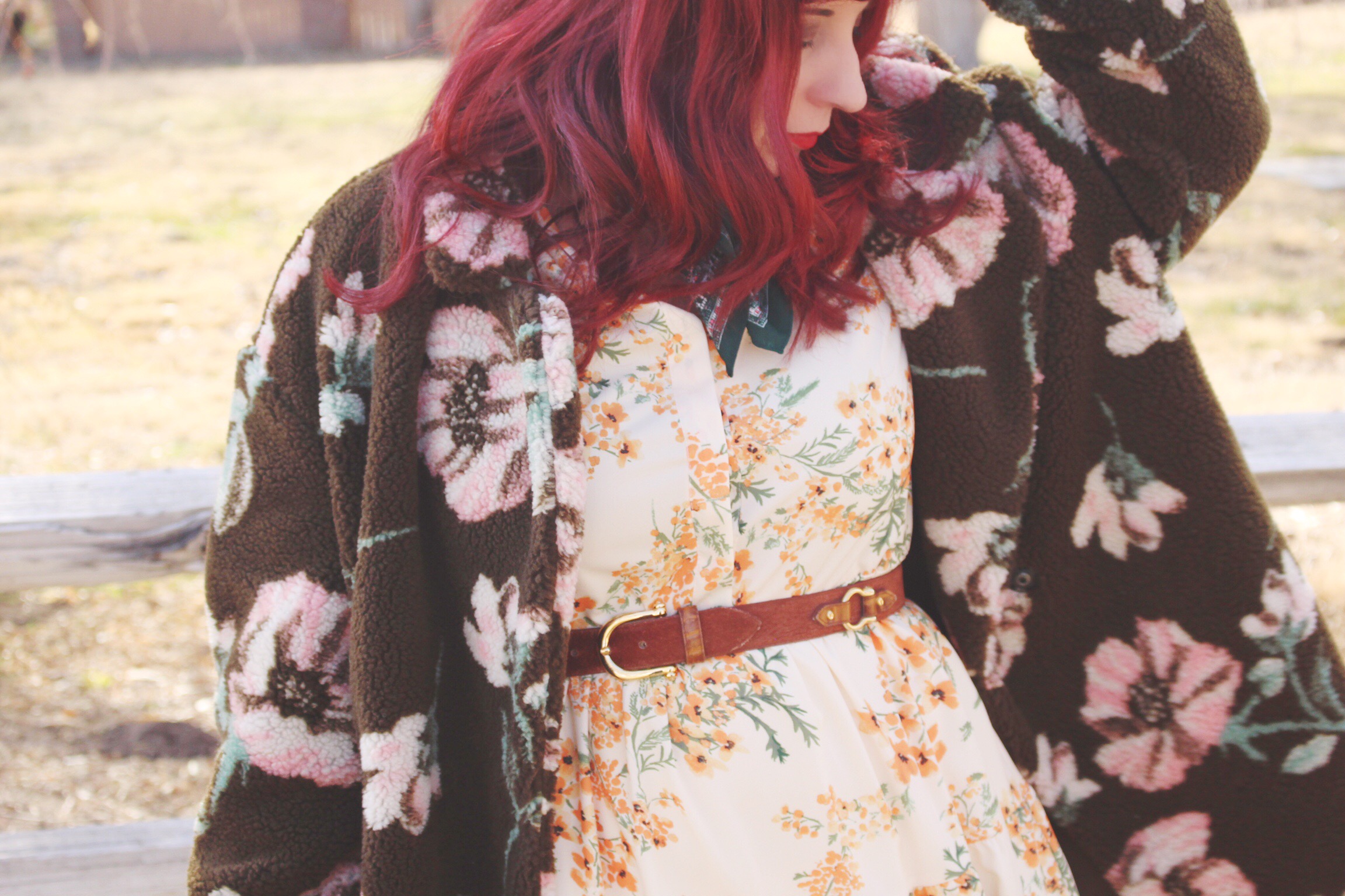 How to Wear Florals During the Winter