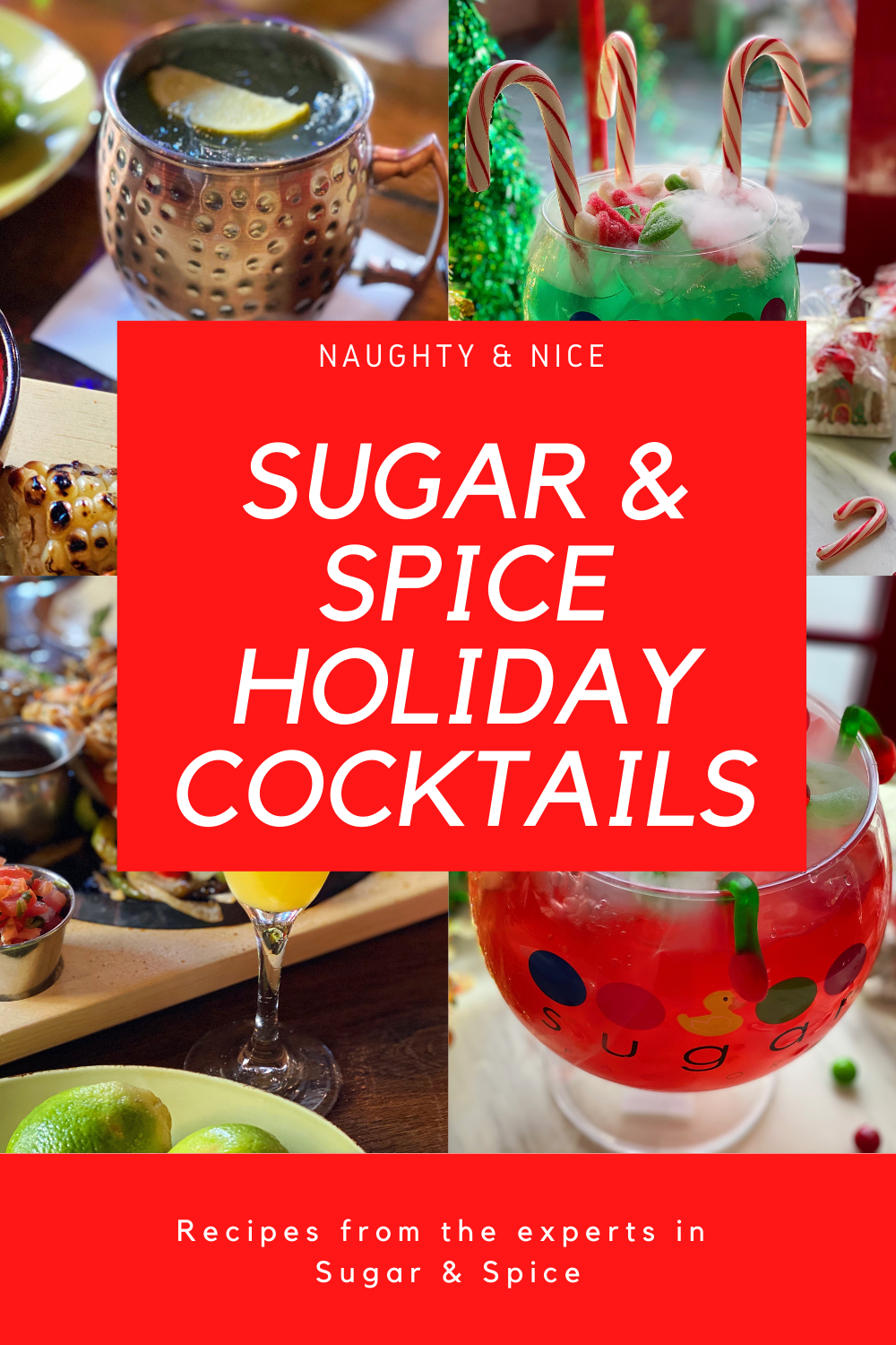 Sugar & SPice Holiday Cocktails