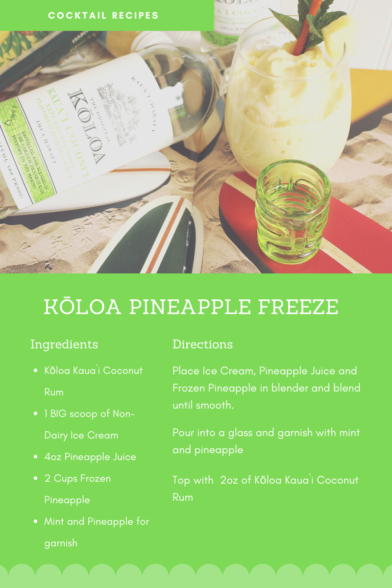 Koloa Rum Pineapple Freeze